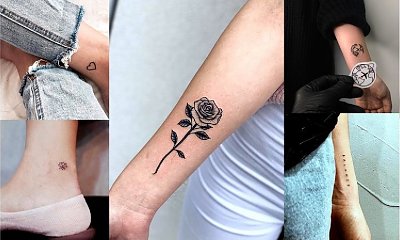 Małe tatuaże - galeria subtelnych i dziewczęcych wzorów