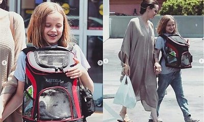 Angelina Jolie z córeczką na zakupach. Mała Vivienne uprosiła mamę o króliczka!