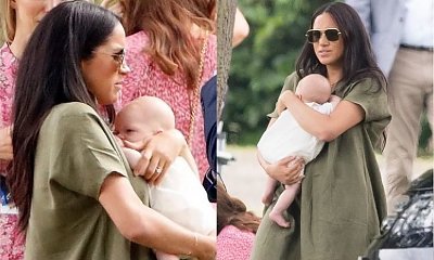 Meghan z Archiem na meczu polo. Internauci nie kryją zdziwienia: "Czy ona trzyma to dziecko PIERWSZY raz?"