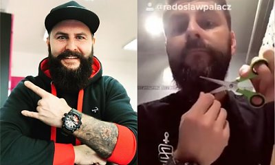 Radek Palacz z "Big Brothera" BEZ BRODY! Internauci w śmiech: "Jak Bartłomiej Misiewicz"