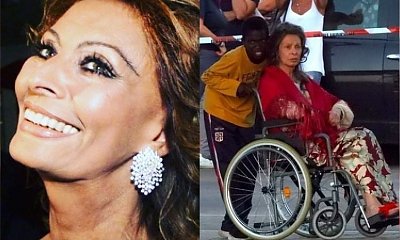 Sophia Loren bez makijażu i na wózku inwalidzkim! Co się stało?