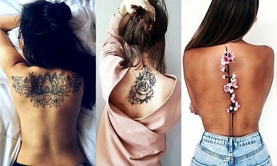 Tatuaże w okolicy pleców - 18 urzekających i dziewczęcych wzorów