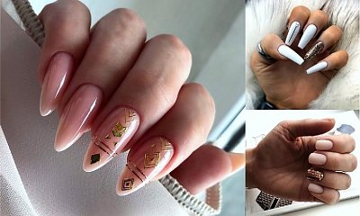 20 pomysłów na manicure ze złotymi zdobieniami [GALERIA]