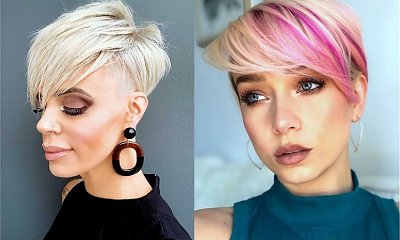 Krótkie cięcia z modną grzywką - galeria najgorętszych trendów