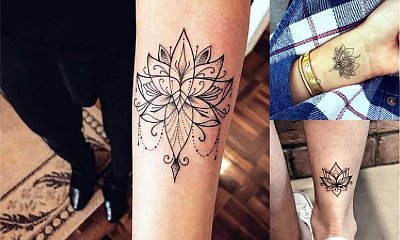 Kwiat lotosu - galeria hipnotyzujących tatuaży