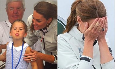 Księżniczka Charlotte podczas królewskich regat pokazała wszystkim język. Reakcja Kate? Bezcenna!