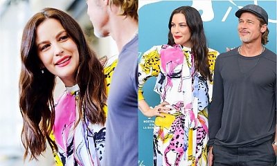 W Wenecji kolorowa Liv Tyler pożerała Brada Pitta wzrokiem. Czy coś się między nimi zaczyna???