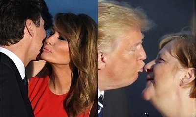 Melania Trump wita się NAMIĘTNIE z premierem Kanady za plecami swojego męża! Internet śmieje się z tego do rozpuku!