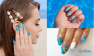 Manicure 2019: Niebieskie hybrydy. Najpiękniejsze propozycje na manicure na wakacyjny wyjazd