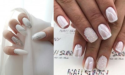 Ślubny manicure w 20 najpiękniejszych wydaniach. Trendy 2019/2020 [GALERIA]