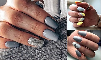 Szary manicure w najbardziej stylowych odsłonach - trendy 2019/2020