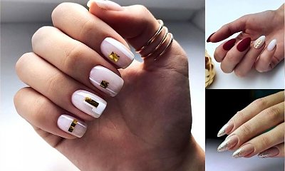 Manicure ze złotymi zdobieniami - galeria stylowych propozycji