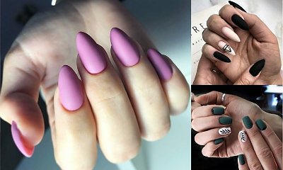 Matowy manicure 2019/2020 - przegląd ultramodnych stylizacji