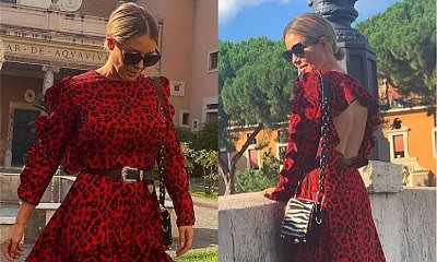 Małgorzata Rozenek pokazała stylizację z 3. rocznicy ślubu. Suknia rewelacja, ale buty nie każdemu przypadły do gustu