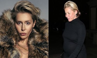Katarzyna Warnke pozuje na okładce "Urody życia" topless z ogromnym brzuchem ciążowym i w FUTRZE! Fani oburzeni