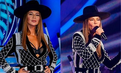 Edyta Górniak pręży się na rozpoczęciu "Big Brother 2" w kusej mini, która ledwo zasłaniała jej bieliznę!