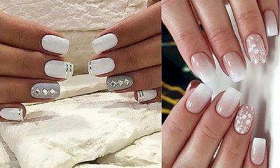 Ślubny manicure - białe paznokcie w 25 najpiękniejszych wydaniach!