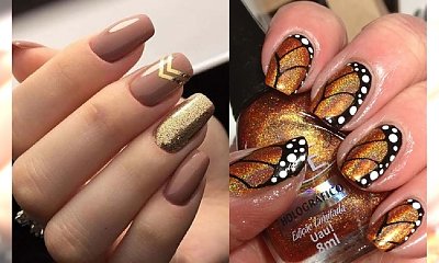 Gold manicure - galeria najmodniejszych wzorów 2019/2020