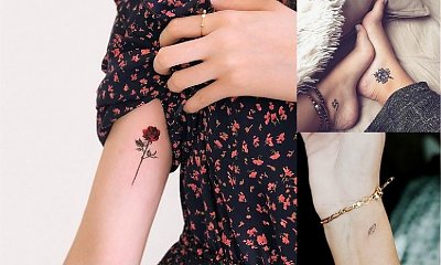 Małe tatuaże - 30 kobiecych i subtelnych wzorów