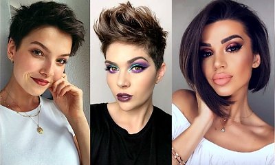 Modne krótkie fryzury dla brunetek i szatynek - galeria jesiennych trendów