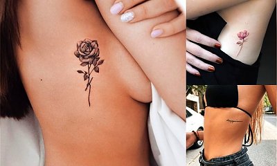 Tatuaż na żebrach - 16 najpiękniejszych wzorów dla kobiet
