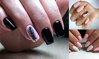 Manicure z piórkiem - galeria modnych stylizacji