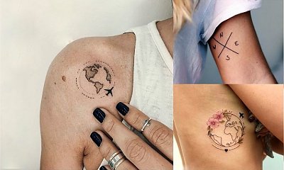 17 niezwykłych pomysłów na tatuaż dla prawdziwych podróżniczek! [GALERIA]