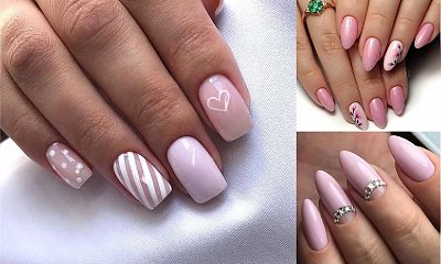 Różowy manicure - galeria pięknych i modnych zdobień