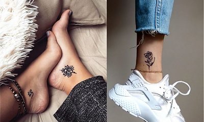20 pomysłów na tatuaż w okolicy kostki - galeria dziewczęcych wzorów