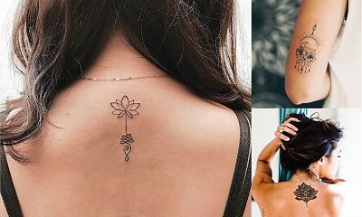 Kwiat lotosu - galeria niezwykle kobiecych tatuaży
