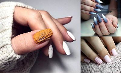 Sweterkowy manicure - galeria ślicznych i stylowych zdobień