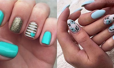 Niebieskie paznokcie - 25 inspiracji na niebieski manicure [GALERIA]
