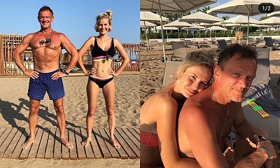 Widzieliście dzieci Cezarego Pazury? "Amelka mieszana uroda, synek spojrzenie po tacie" - piszą fani