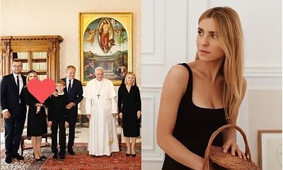 Kasia Tusk z rodziną na audiencji u papieża Franciszka! Pierwszy raz pokazała swoją roczną córeczkę!