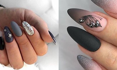 Szary manicure - ponad 20 propozycji na szare paznokcie [GALERIA]