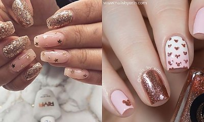 Złoty manicure - ponadczasowe wzory paznokci [GALERIA]