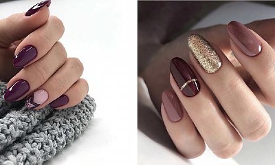 Ciemne paznokcie - prawie 20 inspiracji na ciemny manicure [GALERIA]