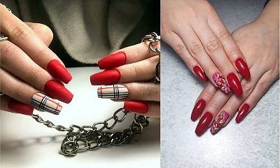 Czerwony manicure - 20 ślicznych pomysłów z sieci