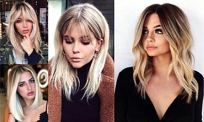 16 modnych cięć dla blondynek o półdługich włosach! [GALERIA]