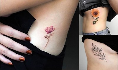 Tatuaż na żebrach - galeria najpiękniejszych propozycji