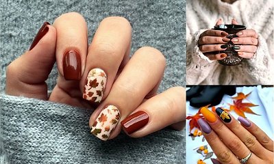 20 propozycji na jesienny manicure - galeria pięknych zdobień