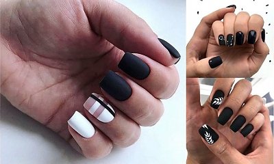 Czarno-biały manicure - 21 nowoczesnych odsłon