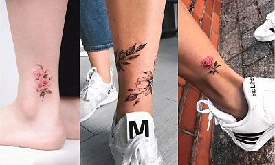 Tatuaż w okolicy kostki - 25 najpiękniejszych wzorów dla dziewczyn