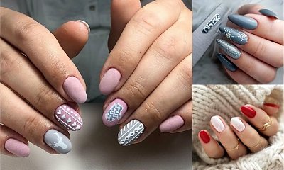 20 pomysłów na zimowy manicure - galeria przepięknych stylizacji
