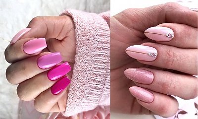 Różowy manicure w modnych odsłonach - galeria nowoczesnych zdobień