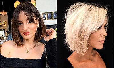 Włosy w pół szyi – galeria kobiecych trendów na jesień 2019