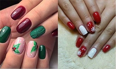 Manicure na  Święta - 21 propozycji na świąteczny manicure [GALERIA]