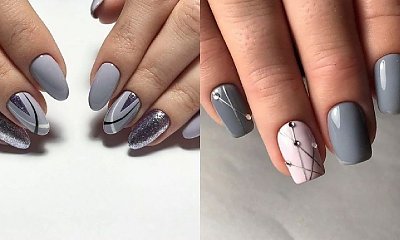 Szary manicure - 19 propozycji na szare stylizacje [GALERIA]
