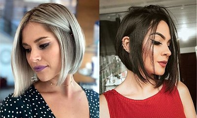Włosy w pół szyi – galeria mega kobiecych trendów