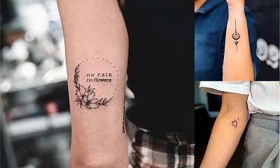 Małe tatuaże - 30 fantastycznych wzorów dla dziewczyn